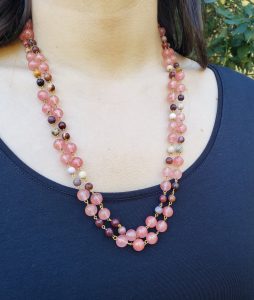 Chalcedony, Mookaite and Labradorite Necklace