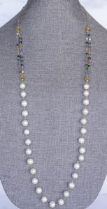 Pearl and Gem Necklace