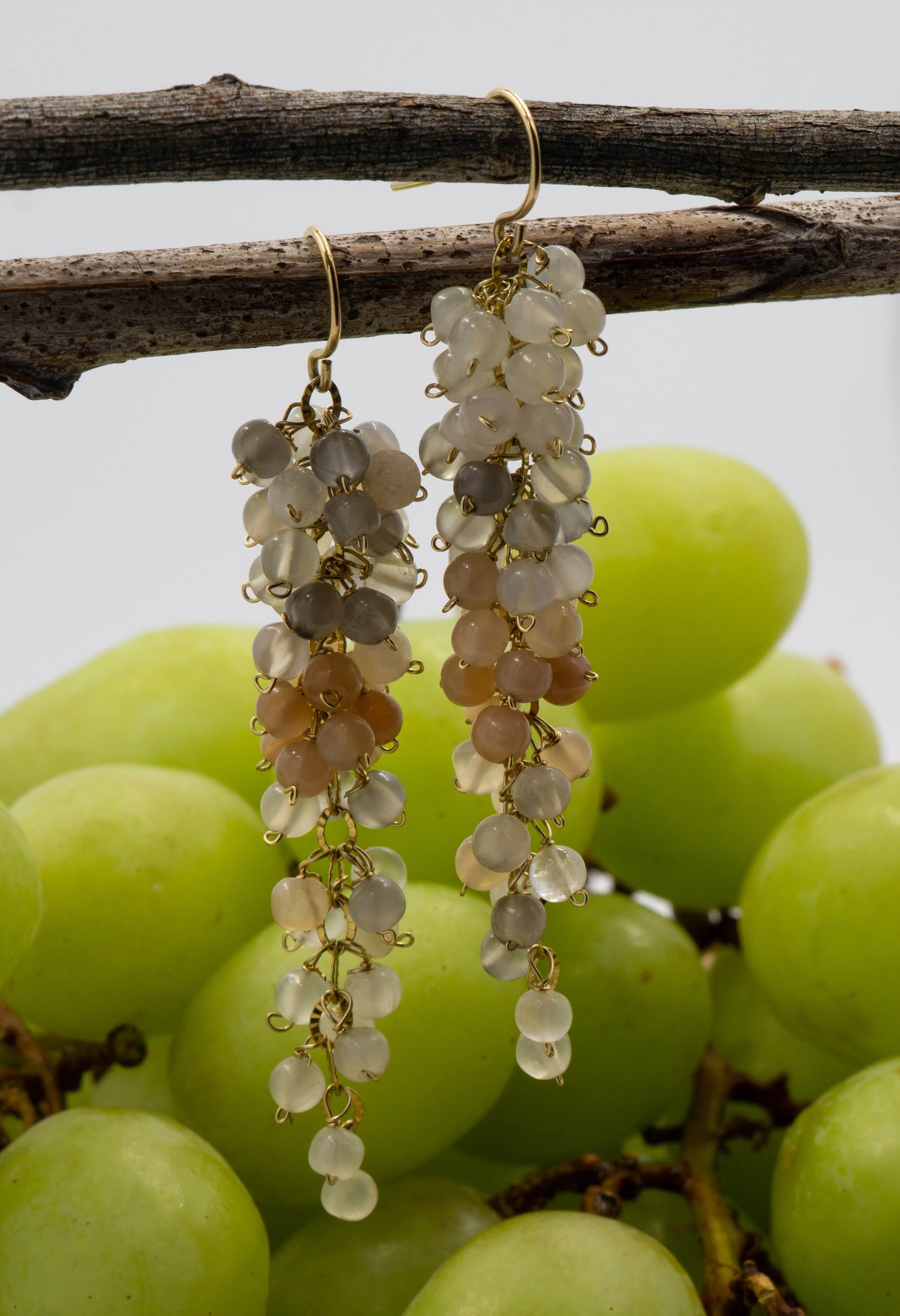 earrings on display
