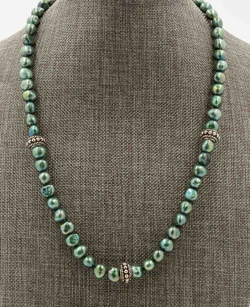 Green Pearl Necklace