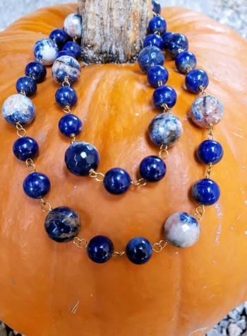 Lapis and Sodalite Necklace