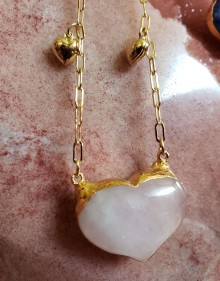 Tears of Joy Chain with Rose Quartz