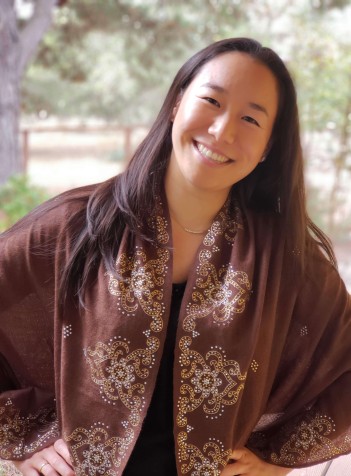 Brown Shawl with Swarovski Crystals