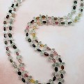 Tourmaline and Green Amethyst Two-strand Necklace