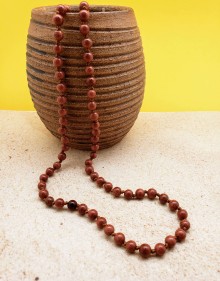 Knotted Sandstone Mala