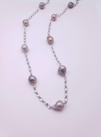 Yangtze Delta Fireball Pearl Necklace