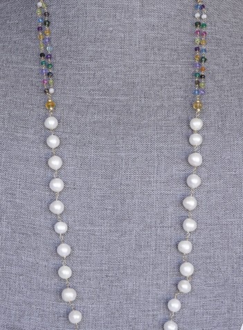 Pearl and Gem Necklace