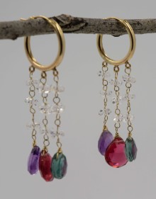 earrings on display