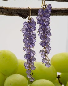 necklaces on display