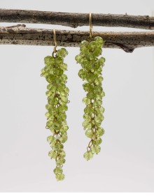 Peridot earrings