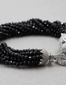 Black Spinel “Anika” Bracelet