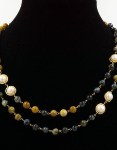 Jasper and Pearl Necklace