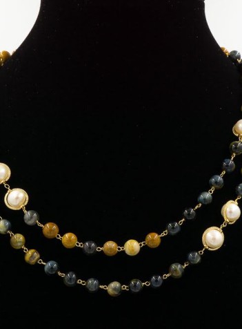 Jasper and Pearl Necklace