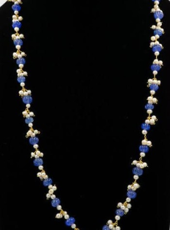 Tanzanite and Pearl Necklace